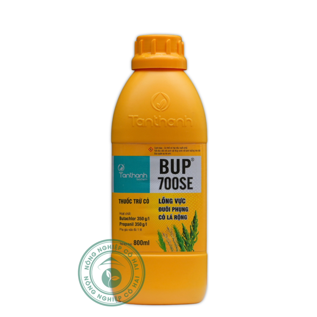 BUP 700SE | DIệt sạch cỏ Lồng vực – Đuôi phụng – Cỏ lá rộng | Tân Thành