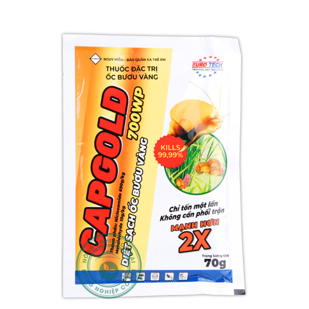 CAPGOLD 700WP | Diệt sạch ốc bưu vàng | Eurotech