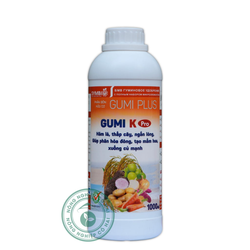 GUMI K PRO | Hãm lá – Thấp cây – Ngắn lóng – Phân hóa đòng – Tạo mầm hoa | Symbio