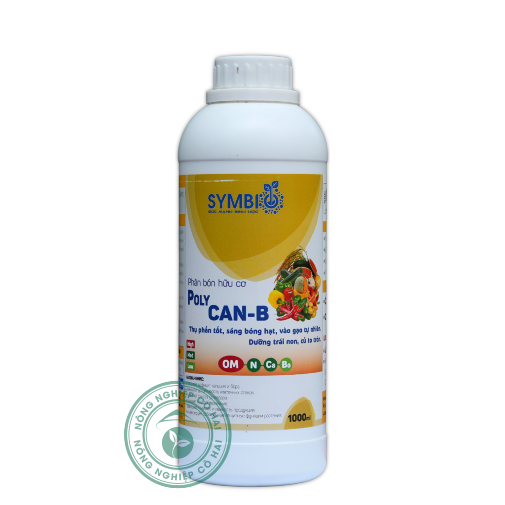 POLY CAN-B | Thụ phấn tốt – Sáng bóng hạt – Vào gạo tự nhiên | Symbio