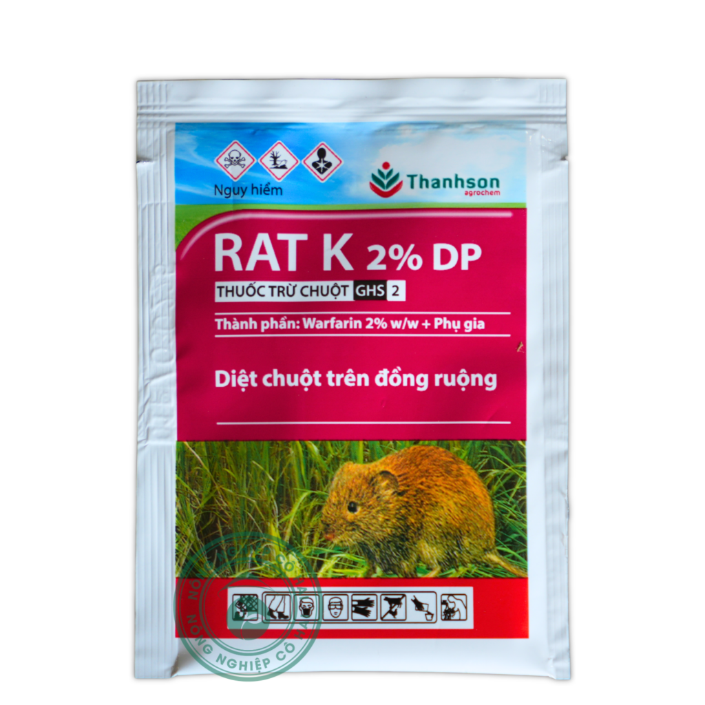RAT K 2% DP | Diệt chuột trên đồng ruộng | ADC