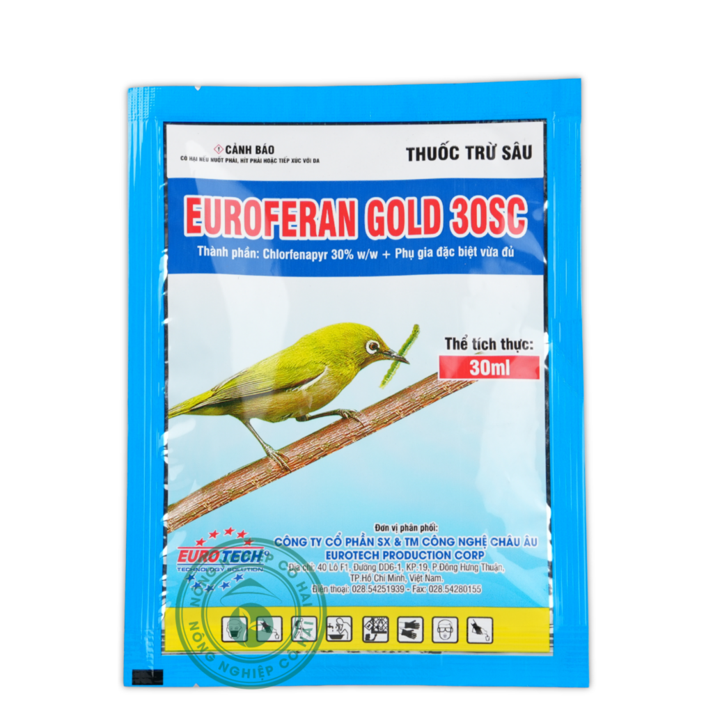 EUROFERAN GOLD 30SC | Chết đen thui – Diệt nhanh – Diệt gọn | Euro Tech
